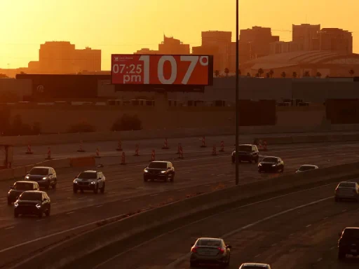 La OMM prevé que entre 2024 y 2028 la superficie terrestre se calentará en un rango de 1.1 a 1.9°C respecto a la era preindustrial.JUSTIN SULLIVAN/GETTY IMAGES